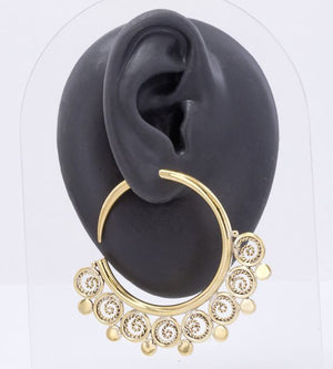 14g - 4g Bronze Indonesian ISTAS Hoop Earrings - Price Per 2
