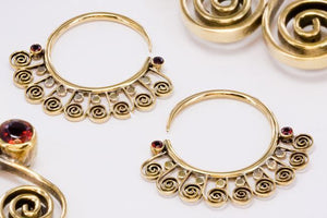 14g - 4g Bronze Indonesian EYOTA Hoop Earrings - Price Per 2