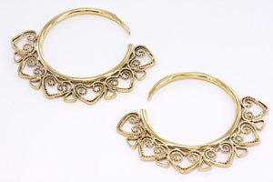 14g - 4g Bronze Indonesian OTA Hoop Earrings - Price Per 2