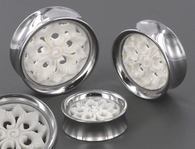 FLOWER Bone - SYNTHESIS PLUGS 18mm - 34mm - Price Per 1