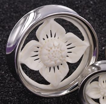 FLOWER Bone - SYNTHESIS PLUGS 18mm - 34mm - Price Per 1