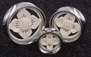 FLOWER Bone - SYNTHESIS PLUGS 18mm - 34mm - Price Per 1