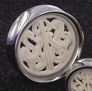 SYNTHESIS PLUGS Steel and Bone Meet - 18mm - 34mm - Price Per 1