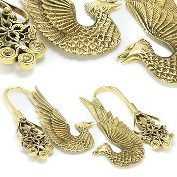 6g Bronze Indonesian Bird Ear Weights — Price Per 2