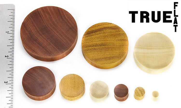 Solid Crocodile Wood Plug — Price Per 1