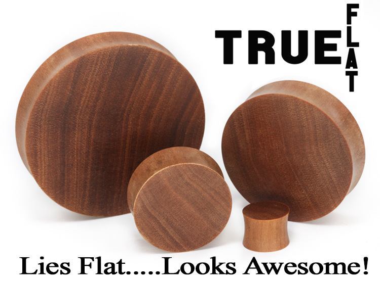 Solid Saba Wood Plug — Price Per 1