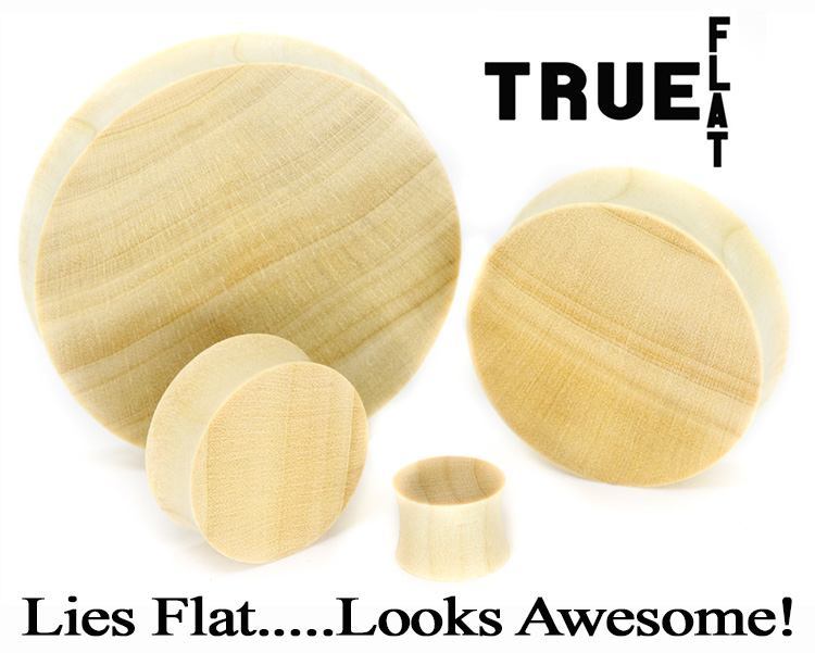 Solid Crocodile Wood Plug — Price Per 1