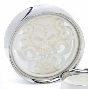 Skull SYNTHESIS PLUGS Steel and Bone Meet - 20mm - 34mm - Price Per 1
