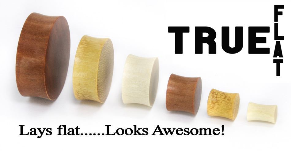 Darker Shade of Crocodile Wood Solid Plugs 12mm - 51mm - Price Per 1