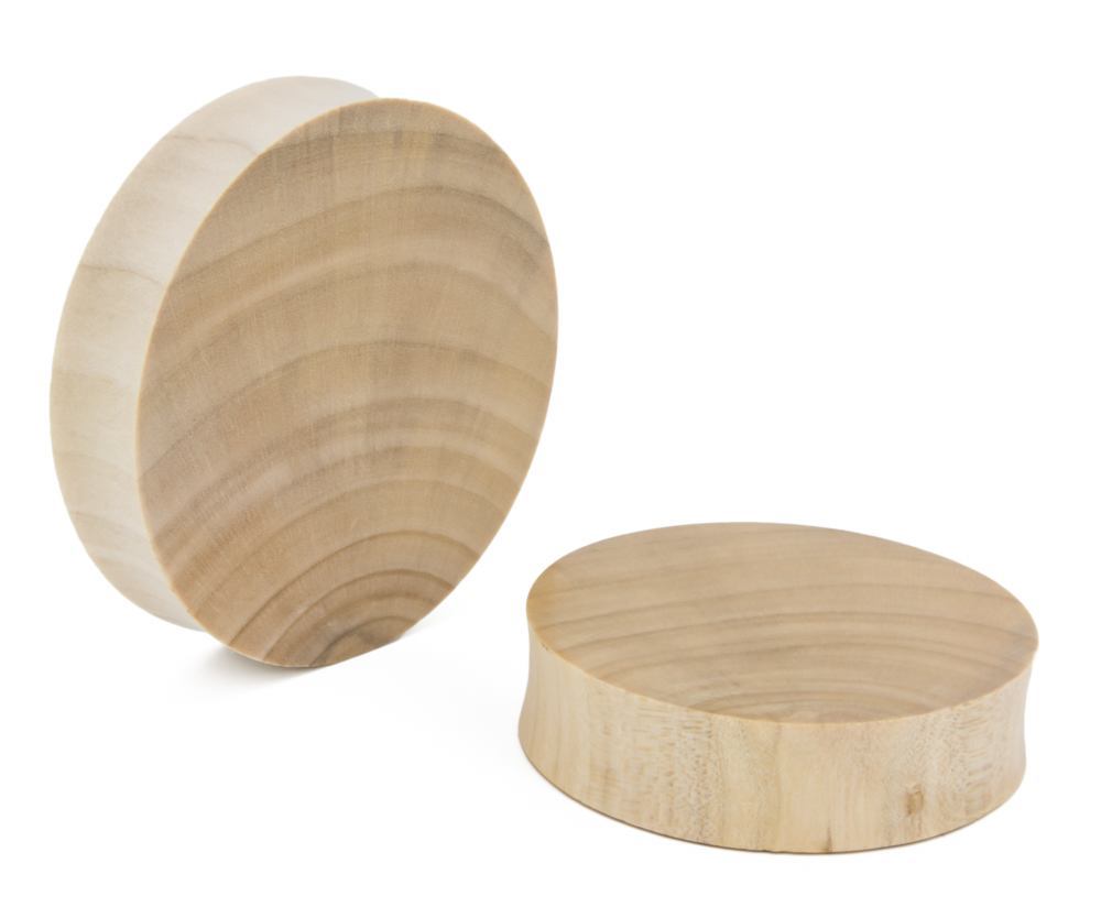 Solid Crocodile Wood Plug — Price Per 1