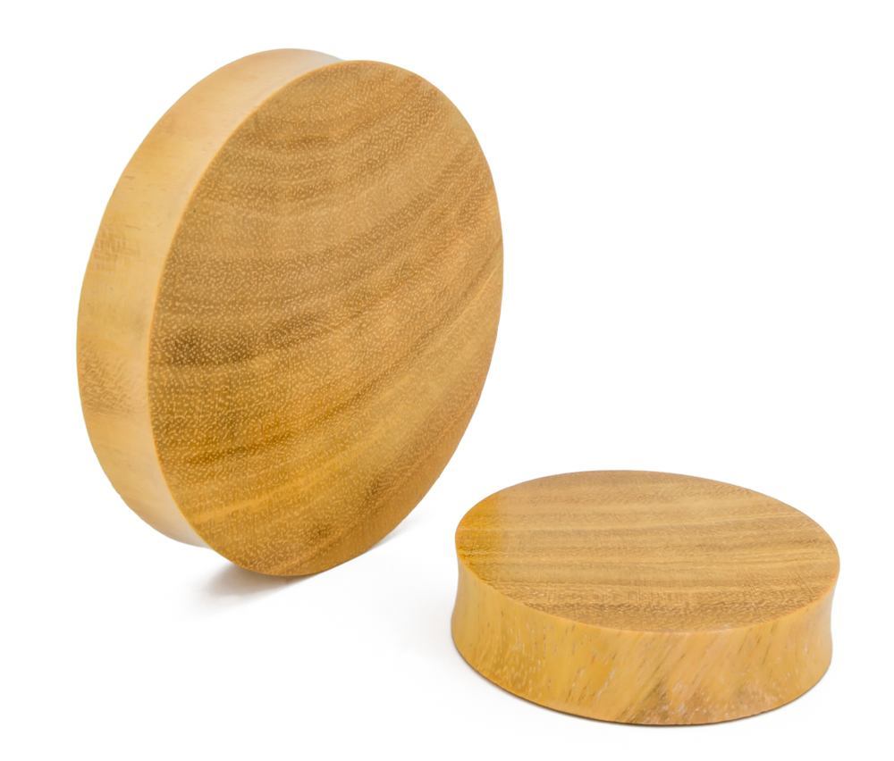 Jackfruit Wood Solid Plug - Price Per 1
