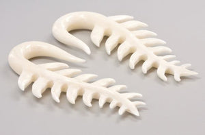 VERT "C" Bone Hanger Organic Body Jewelry - 2mm-8mm - Price Per 1