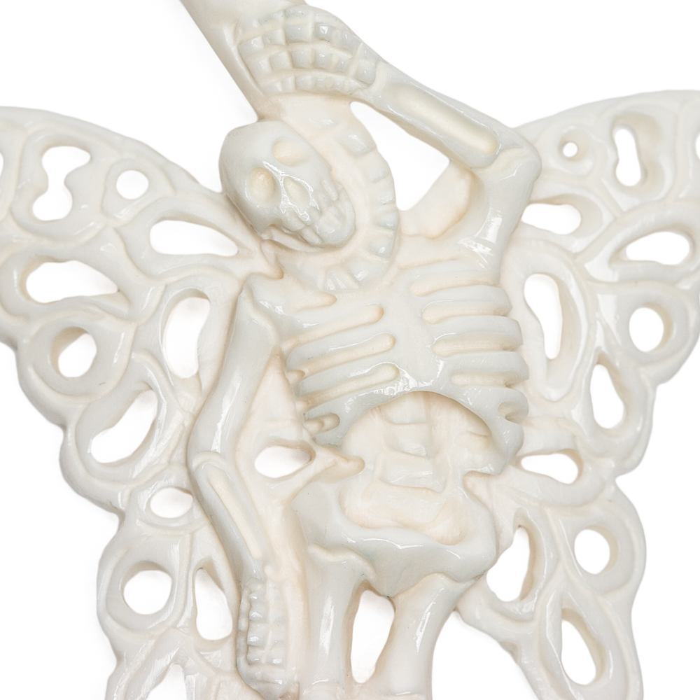 Wings of Death Skeleton Bone Hangers - 2mm-8mm - Price Per 2