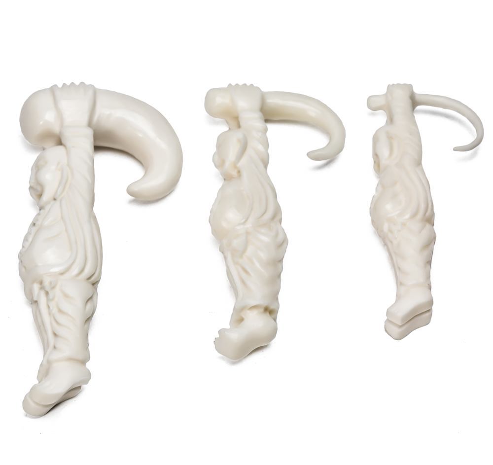 Hanging for Life Carved Bone Hanger - 1.5mm-8mm - Price Per 1