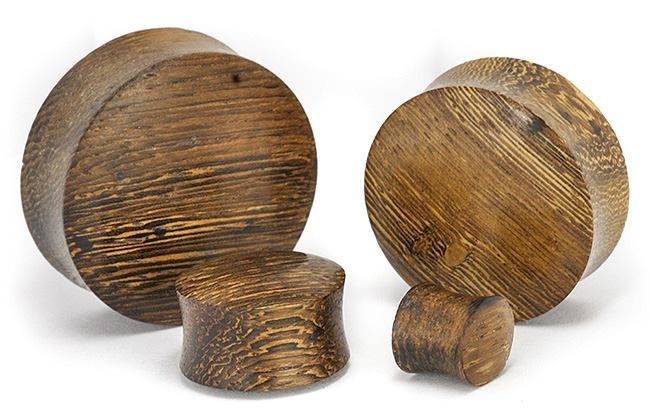 Johar Wood Double Flared Plug — Price Per 1