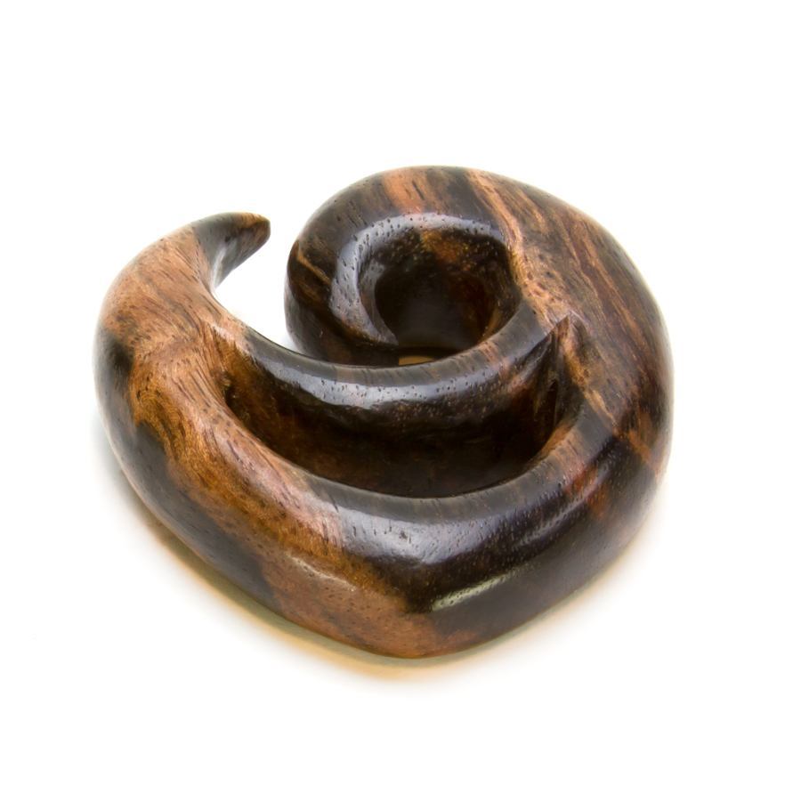 DEKU Shield Kayu Areng/Black Wood Earrings Body Jewelry - Price Per 1