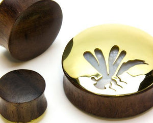 Hornet Negative Space Art Plugs - 12mm-38mm - Sold in Pairs