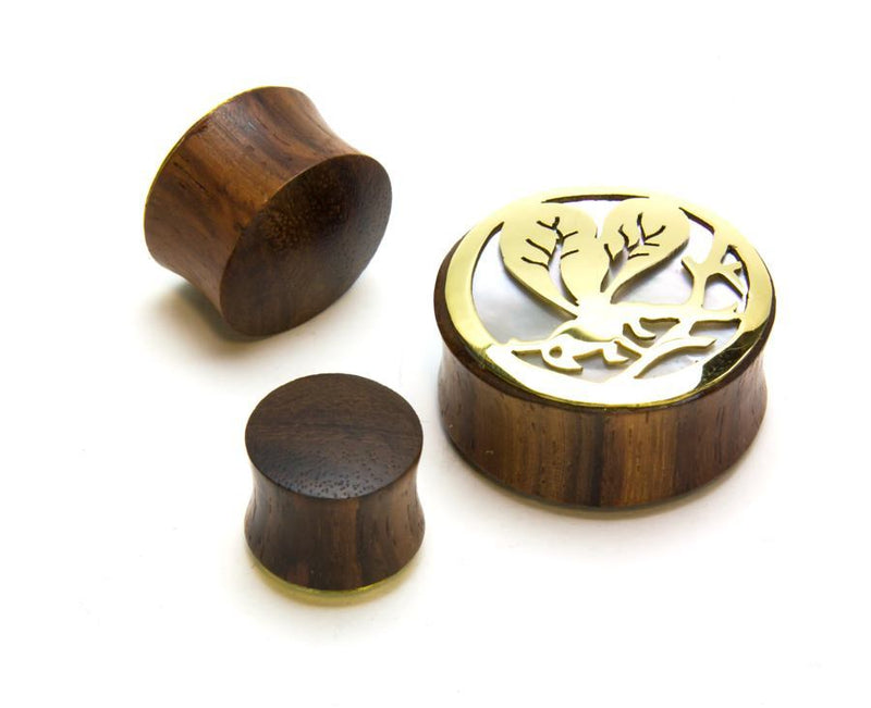 Insect Negative Space Art Plugs (12-24mm, Sold in Pairs)