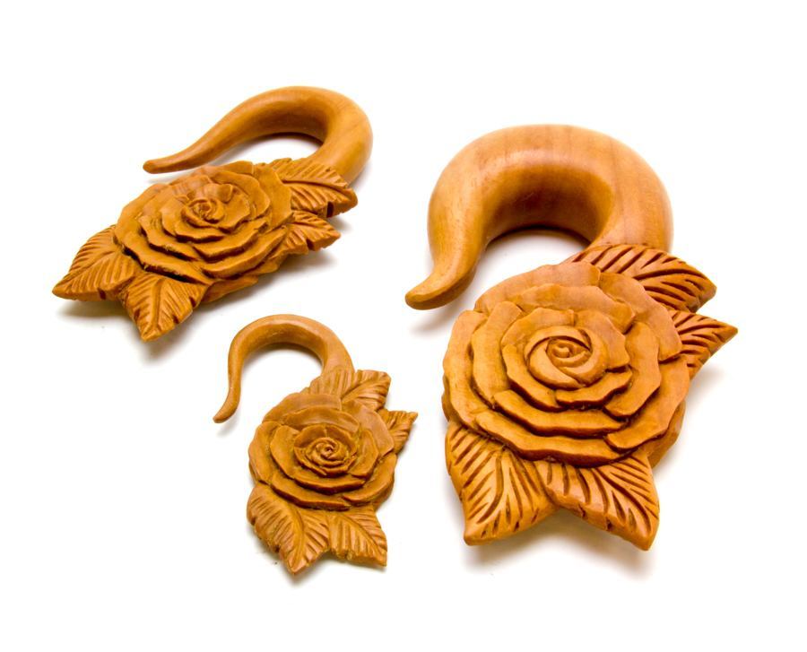 ROSE Saba Wood Hanger - Price Per 2