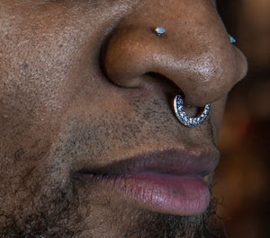 18g Gold Plated Septum or Earring Jewelry