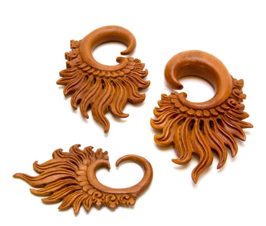 Mermaid Crown Saba Wood Hanger — Price Per 1