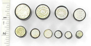 Mother of Pearl Eye Horn Plug — Price Per 1