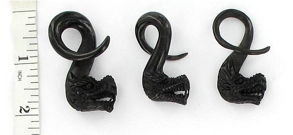 Dragons Head Boot Horn Hangers — Price Per 2
