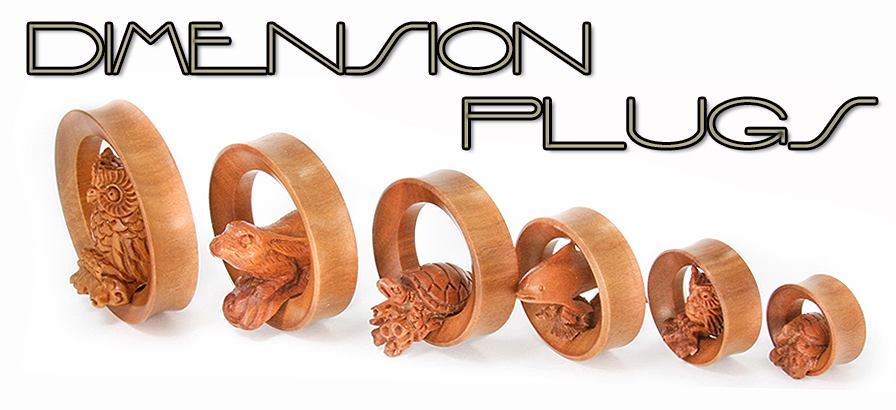 3D OCTOPUS on SABA Wood Tunnel 20mm up to 50mm - Price Per 1