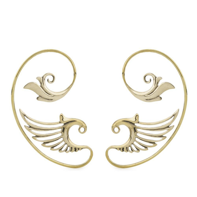 Polished Brass Seraph’s Wing Ear Wrap – Price Per 2