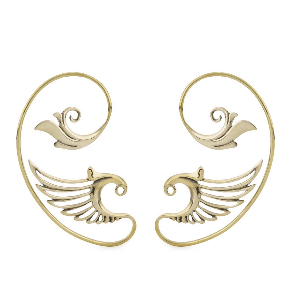 Polished Brass Seraph’s Wing Ear Wrap – Price Per 2