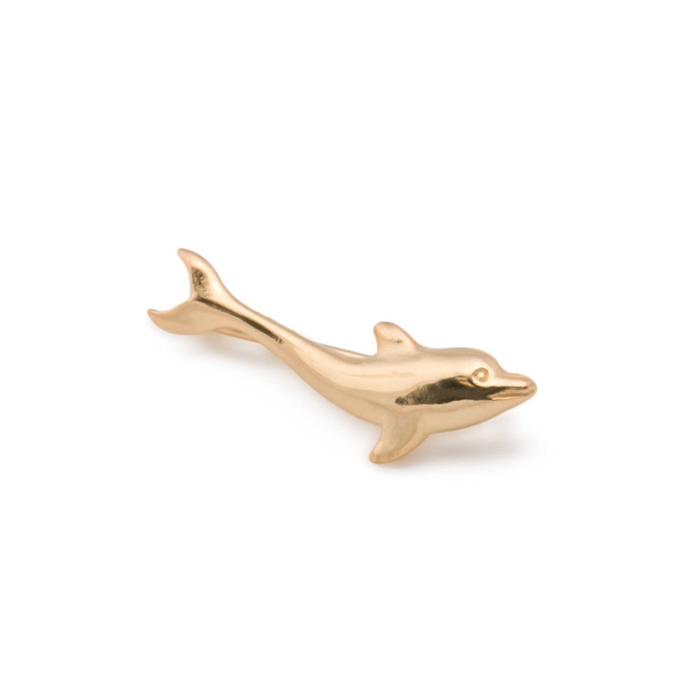18g Gold Plated Dolphin Ear Climbers — Price Per 2