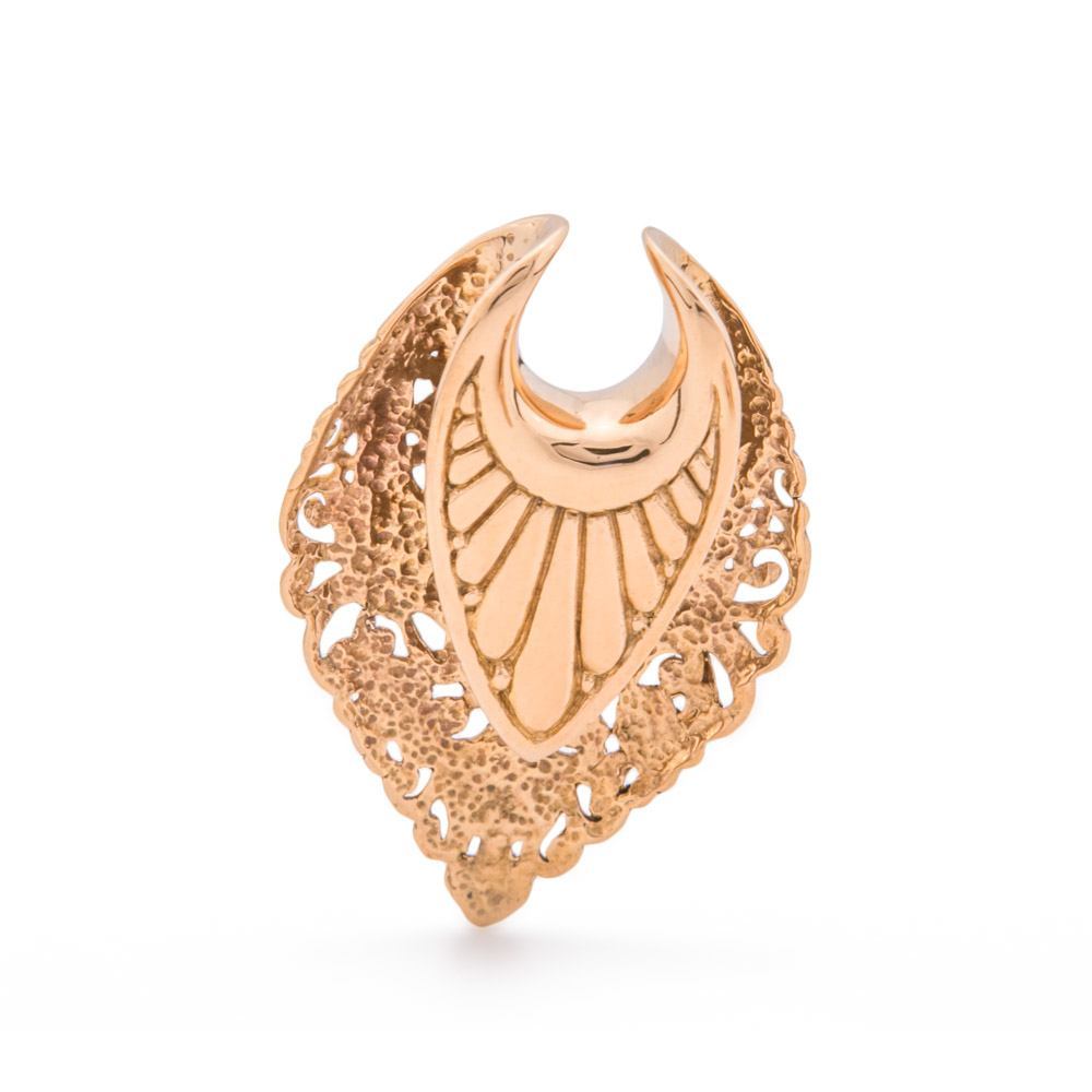 Teardrop Filigree Brass Saddle Hanger— Price Per 2