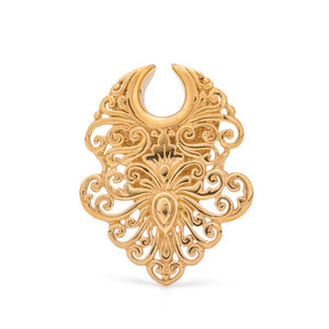 Arrow-Shaped Filigree Brass Saddle Hangers — Price Per 2