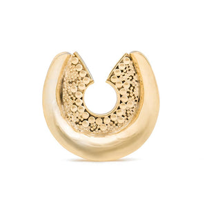 Horseshoe Gold Plated Saddle Plug — Price Per 1