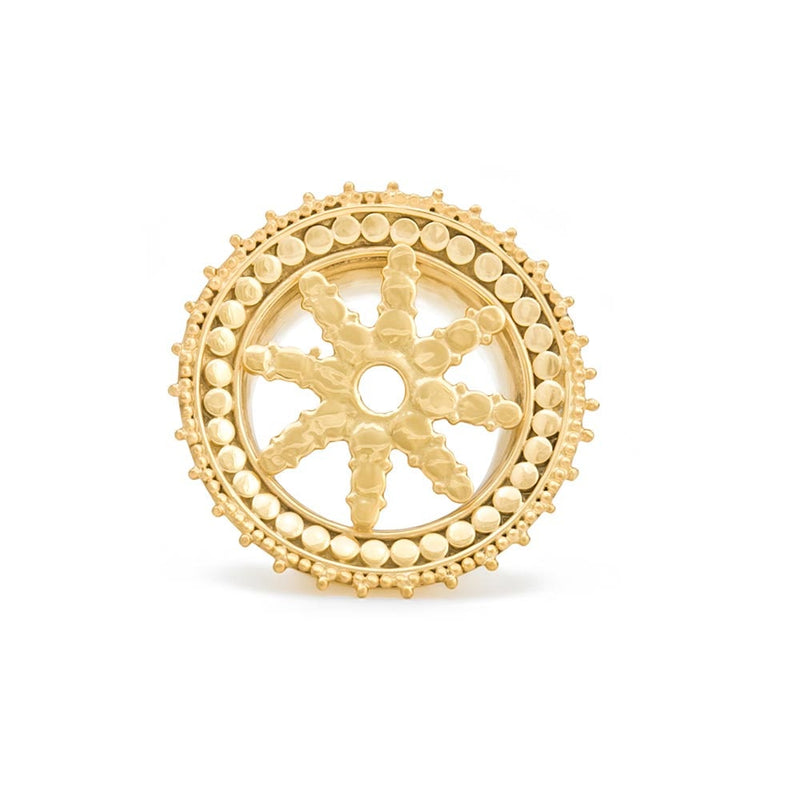 Radial Starshine Yellow Gold Plated Plug — Price Per 1
