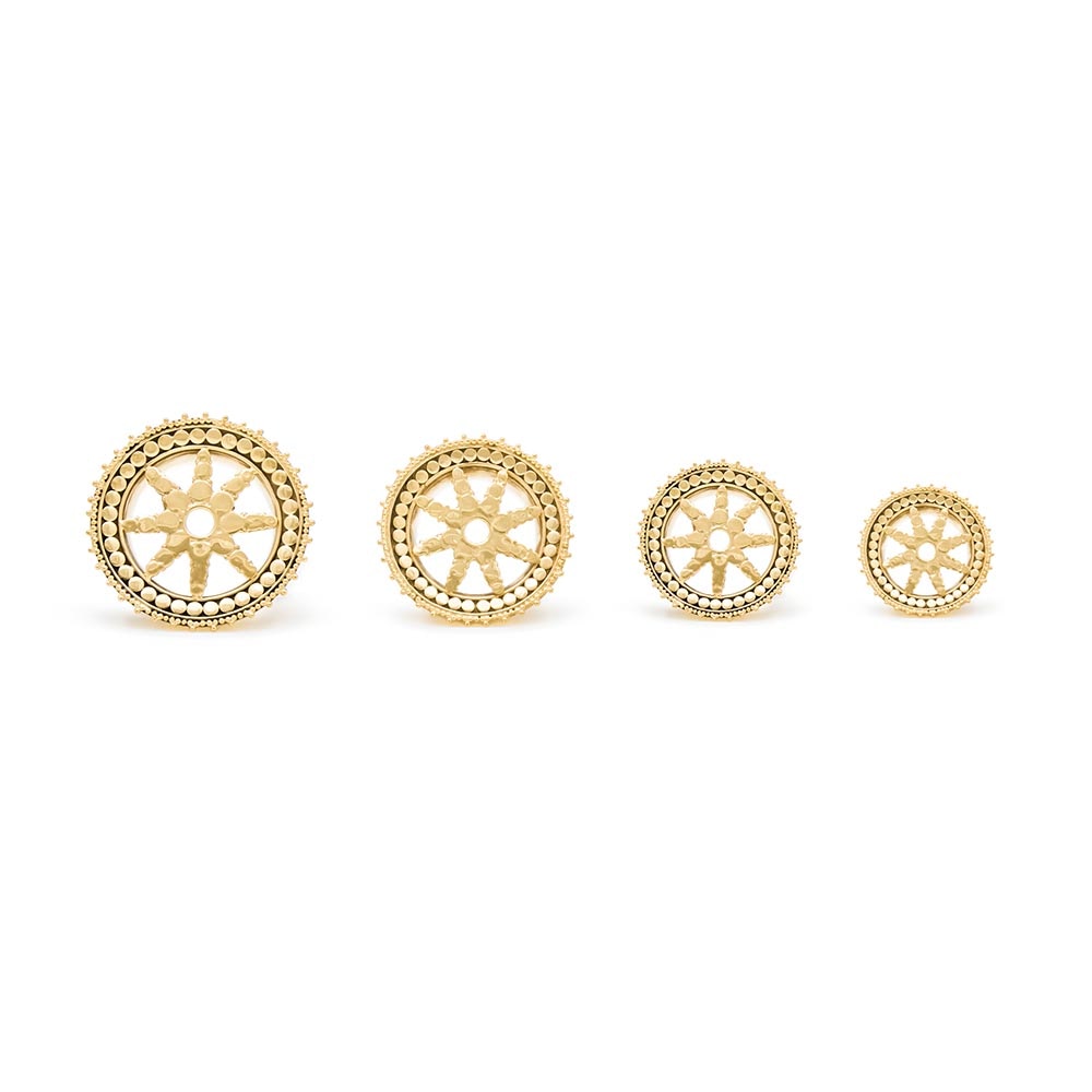 Radial Starshine Yellow Gold Plated Plug — Price Per 1