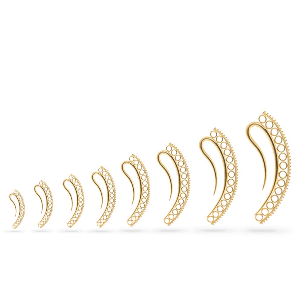 Indian Mehndi Curved Hanger — Price Per 1