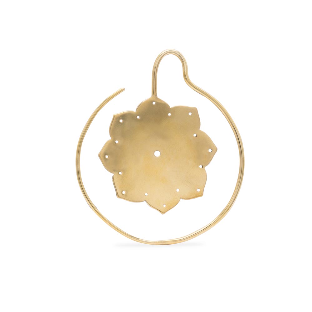 12g Replete Daffodil Brass Earrings — Price Per 2