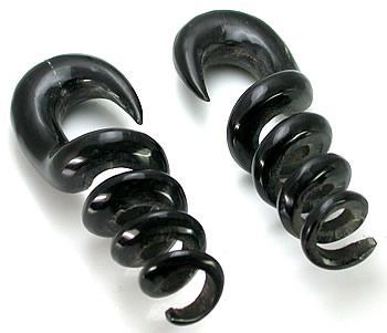 Curly Q Organic Horn Hanger Wholesale Body Jewelry - Price Per 1