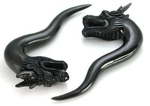 Dragons Head Hanger Organic Horn Body Jewelry - Price Per 1