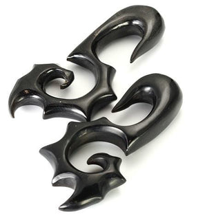 Mulciber Wholesale Horn Hanger Organic Body Jewelry 12g - 00g - Price Per 1