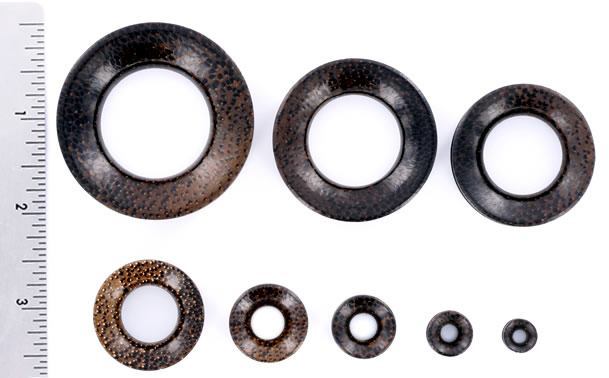 PALM Wood Tunnel - Organic Body Jewelry 6mm up to 51mm - Price Per 1