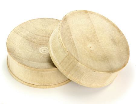 Solid Concave Crocodile Wood Plug — Price Per 1