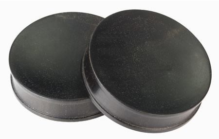 Solid Concave Areng Wood Plug — Price Per 1