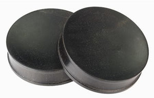 Solid Concave Areng Wood Plug — Price Per 1