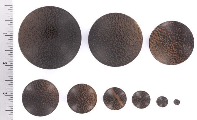 Palm Solid Wood Plug - Organic Body Jewelry 4mm up to 51mm - Price Per 1