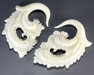 MAJESTIC Natural Bone Organic Body Jewelry 2mm - 6mm - Price Per 1