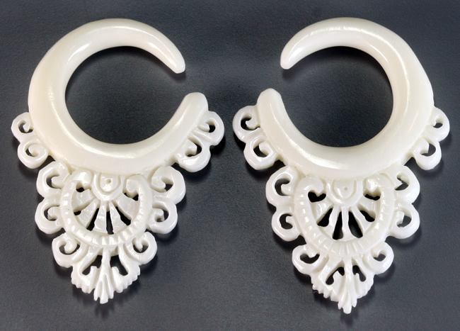 Natural Bone Doily Hanger — Price Per 1