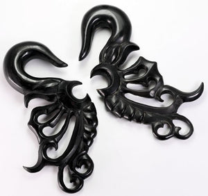 UNDEAD SWAN Wholesale Horn Hanger Organic Body Jewelry 14g - 00g - Price Per 1