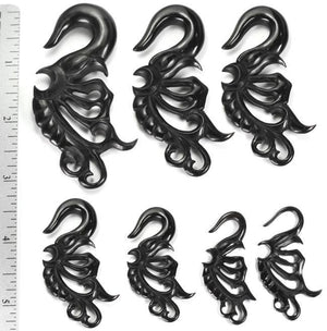UNDEAD SWAN Wholesale Horn Hanger Organic Body Jewelry 14g - 00g - Price Per 1